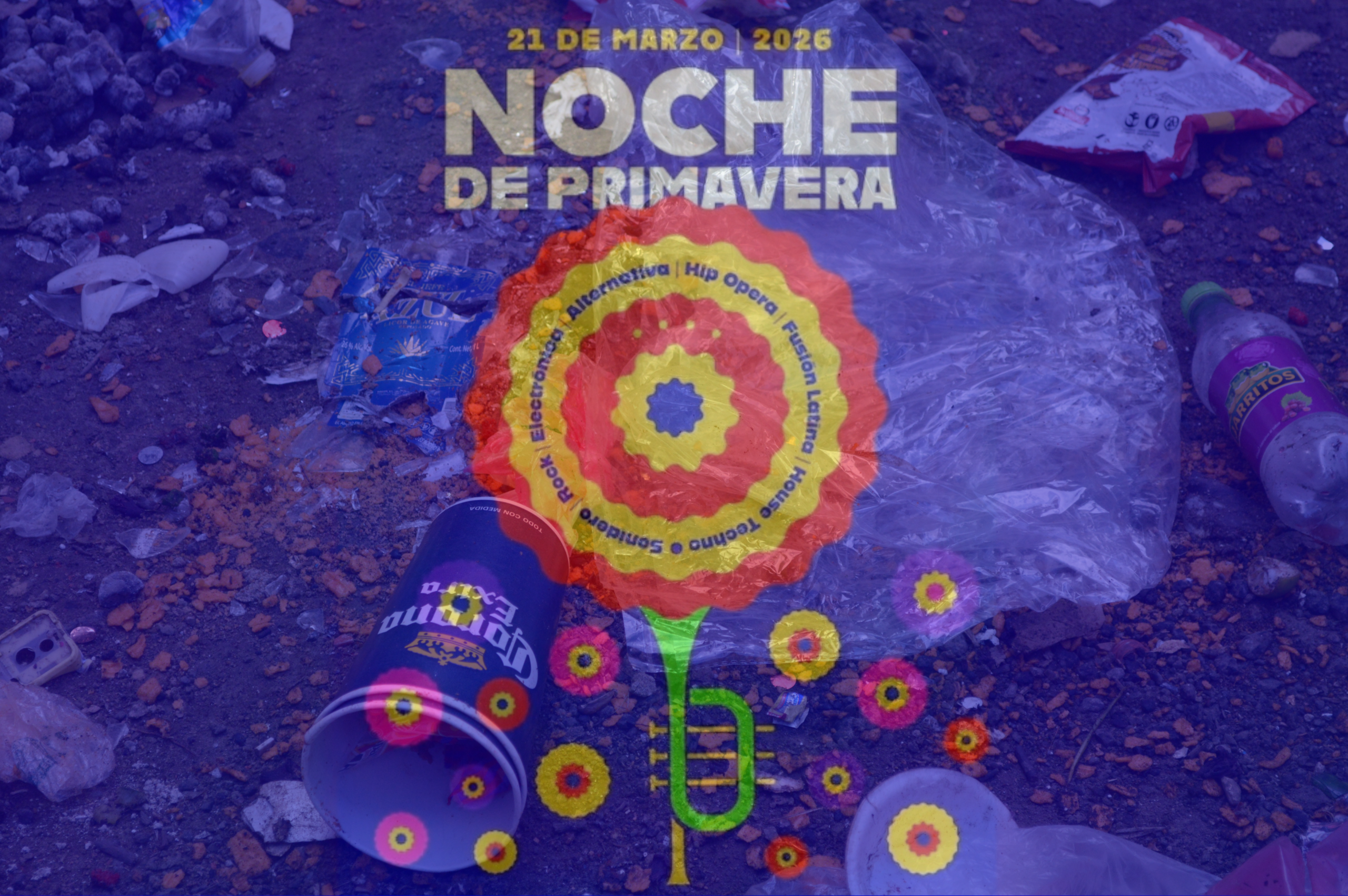 El festival "Noche de primavera" se realiza de manera simultanea en varias sedes de la Ciudad de México. Imagen: Especial