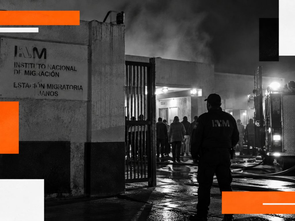 Incendio en estación migratoria de Janos expone fallas de seguridad y condiciones de detención